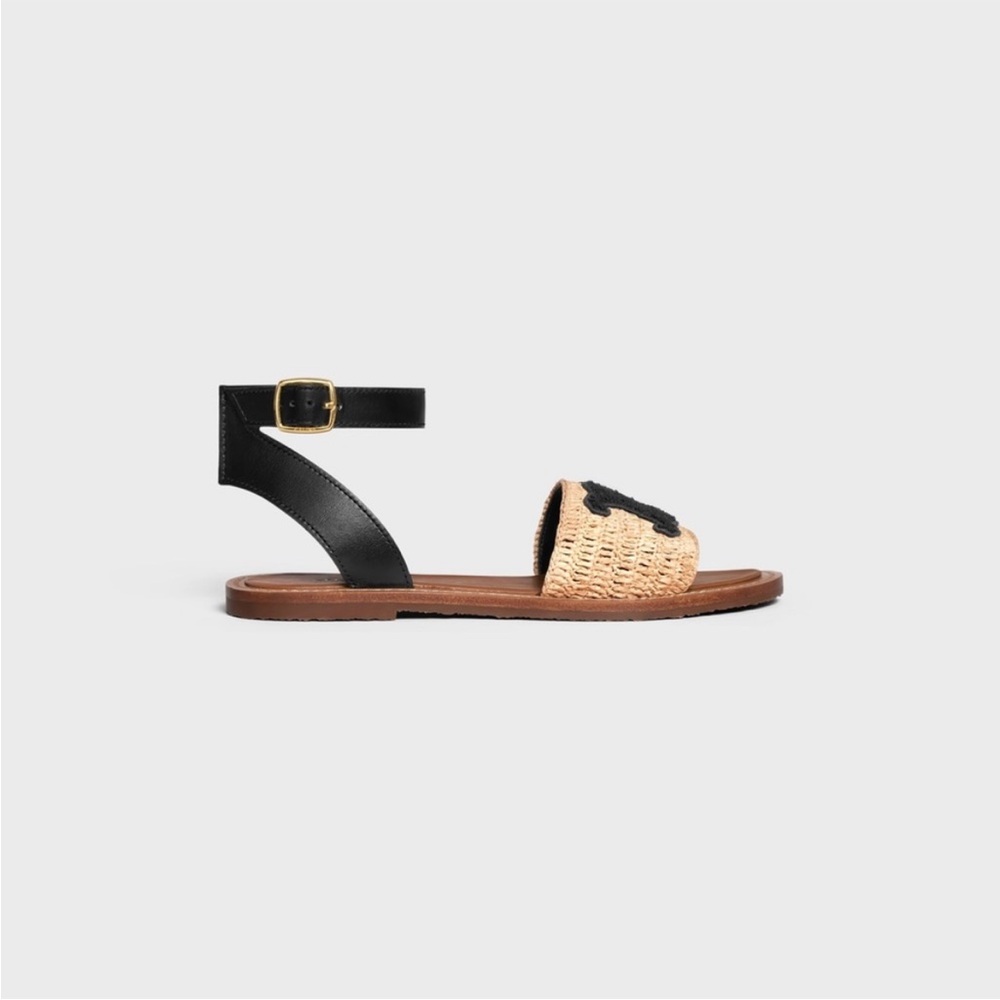 Celine Lympia flat strap sandal - Picture 4 of 7
